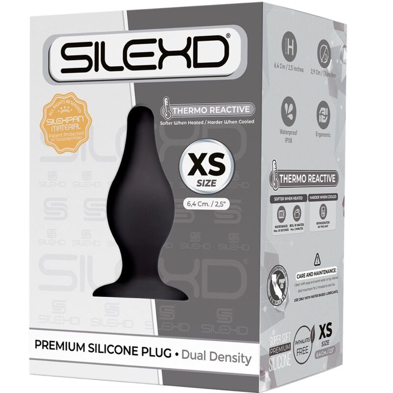 SILEXD – MODEL 2 ANAL PLUG PREMIUM SILEXPAN SILICONE PREMIUM THERMOREACTIVE SIZE XS