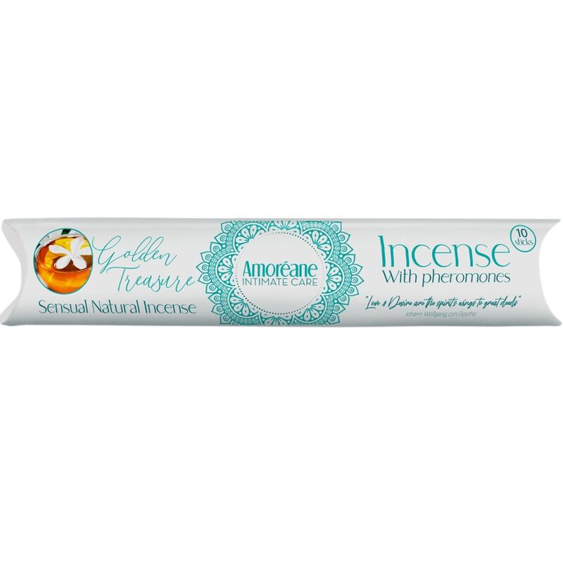 AMOREANE – GOLDEN TREASURE INCENSE WITH PHEROMONES JASMINE AROMA