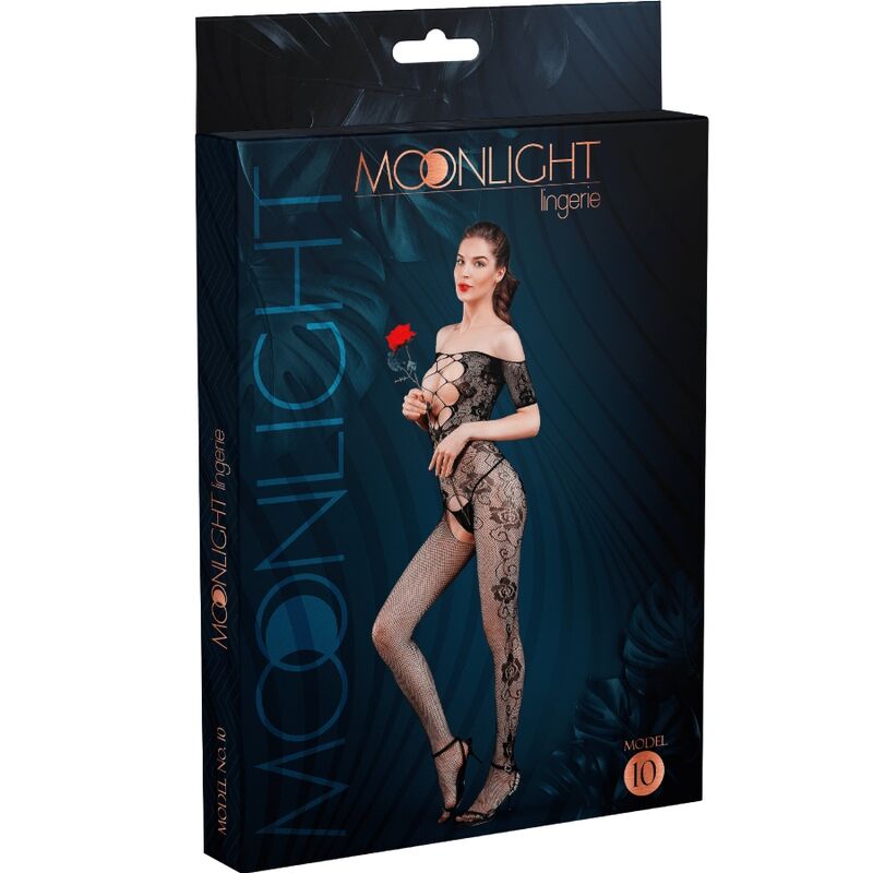 MOONLIGHT – MODEL 10 BODYSTOCKING BLACK ONE SIZE