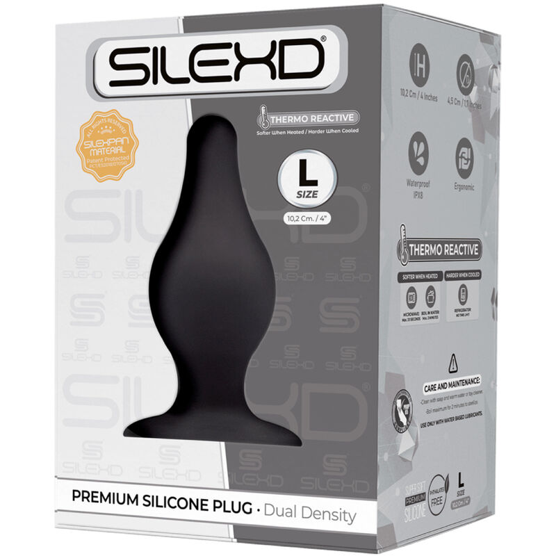 SILEXD – MODEL 2 ANAL PLUG PREMIUM SILEXPAN SILICONE PREMIUM THERMOREACTIVE SIZE L