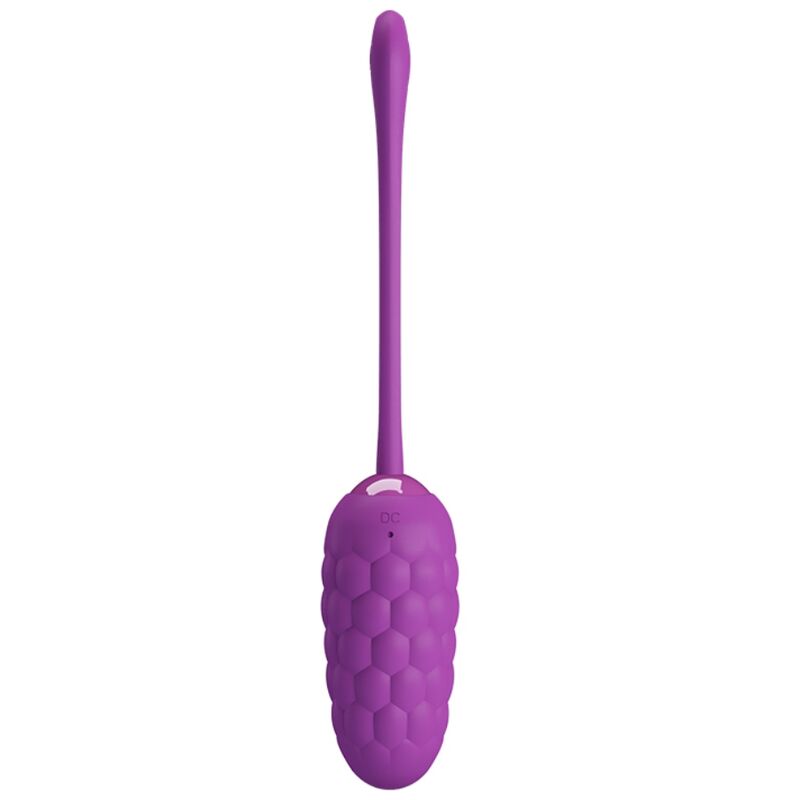 PRETTY LOVE – VIBRATING EGG WITH PURPLE RECHARGEABLE MARINE TEXTURE