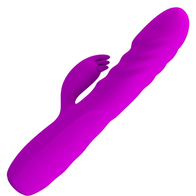 PRETTY LOVE – MELANIE PURPLE RECHARGEABLE RABBIT VIBRATOR