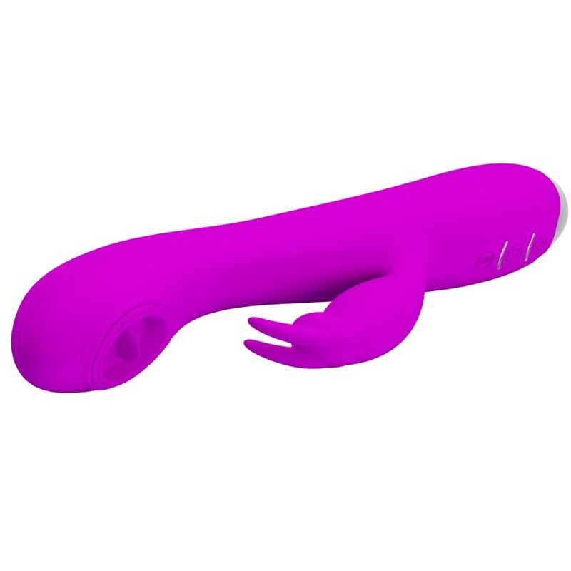 PRETTY LOVE – RACHEL RECHARGEABLE VIBRATOR WITH STIMULATING WAVES PURPLE