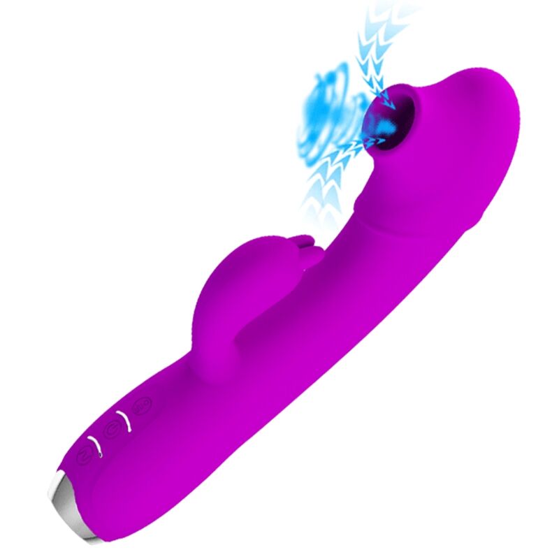 PRETTY LOVE – REGINA VIBRATOR – RECHARGEABLE STIMULATING WAVES PURPLE