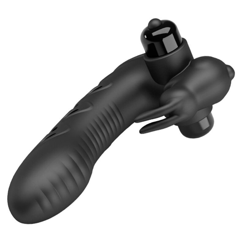 PRETTY LOVE – VANCE BLACK RABBIT VIBRATOR FINGER COVER