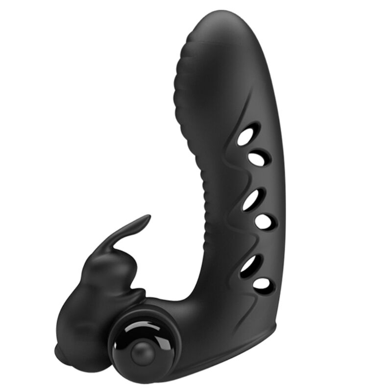 PRETTY LOVE – VANCE BLACK RABBIT VIBRATOR FINGER COVER