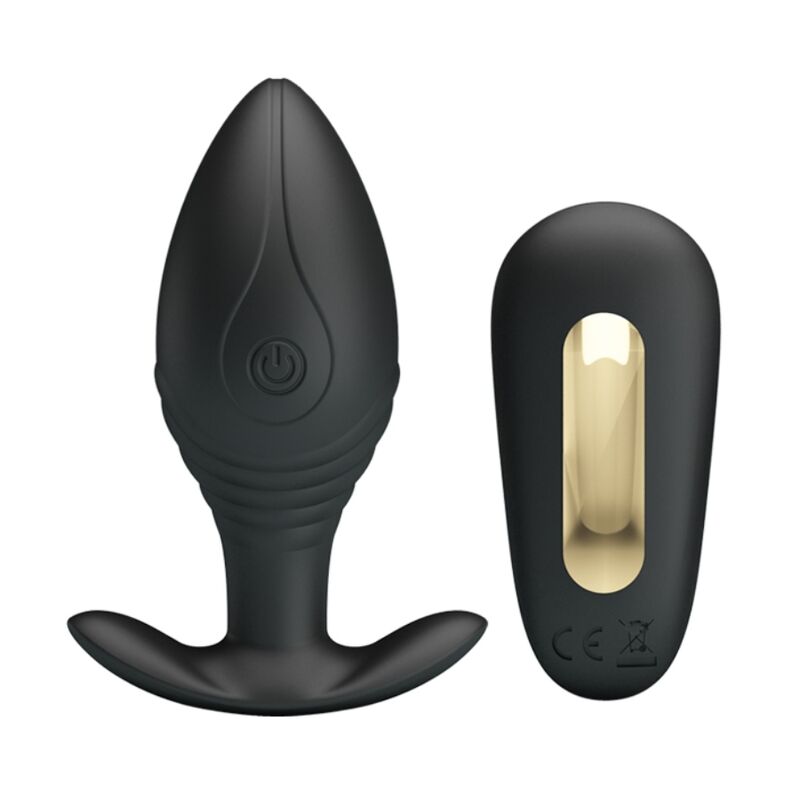 PRETTY LOVE – REGINA ANAL PLUG RECHARGEABLE VIBRATOR BLACK