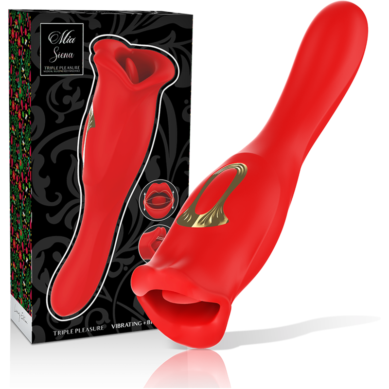MIA – SIENA TRIPLE PLEASURE VIBRATING + BITING