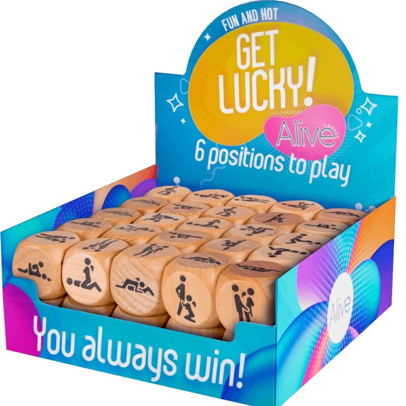 ALIVE – GET LUCKY DICE 6 POSITIONS (BOX 50 UNITS)