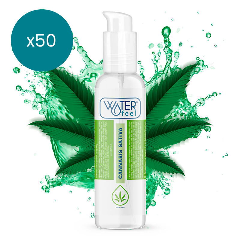 WATERFEEL – CANNABIS LUBRICANT 150 ML PACK 50 UNITS