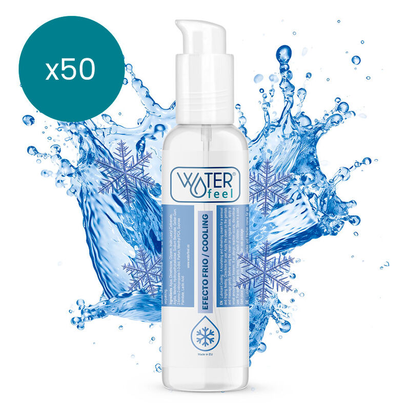 WATERFEEL – COLD EFFECT LUBRICANT 150 ML PACK 50 UNITS