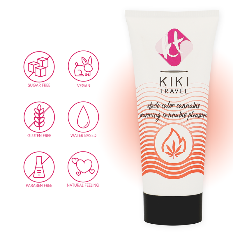 KIKÍ TRAVEL - CANNABIS HOT EFFECT LUBRICANT 50 ML - Image 4
