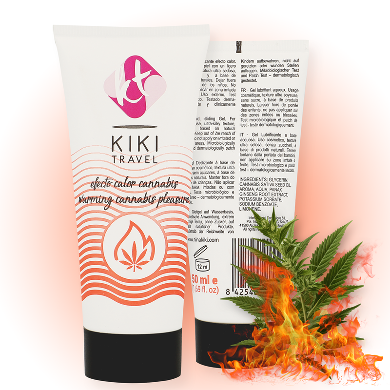 KIKÍ TRAVEL – CANNABIS HOT EFFECT LUBRICANT 50 ML