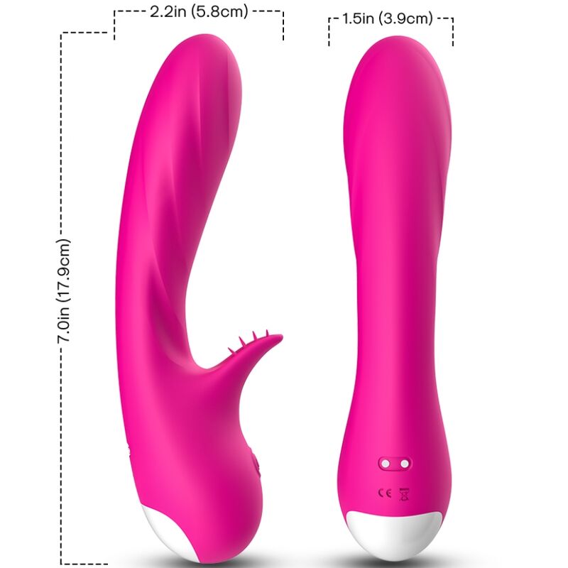 ARMONY – ROMANCE VIBRATOR WITH STIMULATOR FUCHSIA