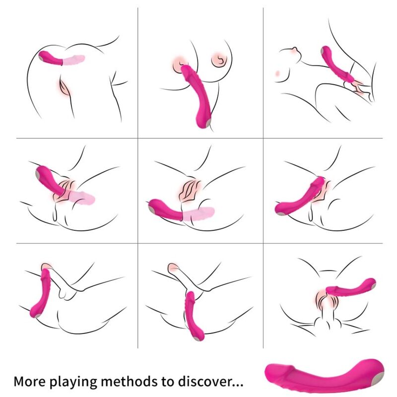 ARMONY – DILDO VIBRATOR G-SPOT SILICONE FUCHSIA