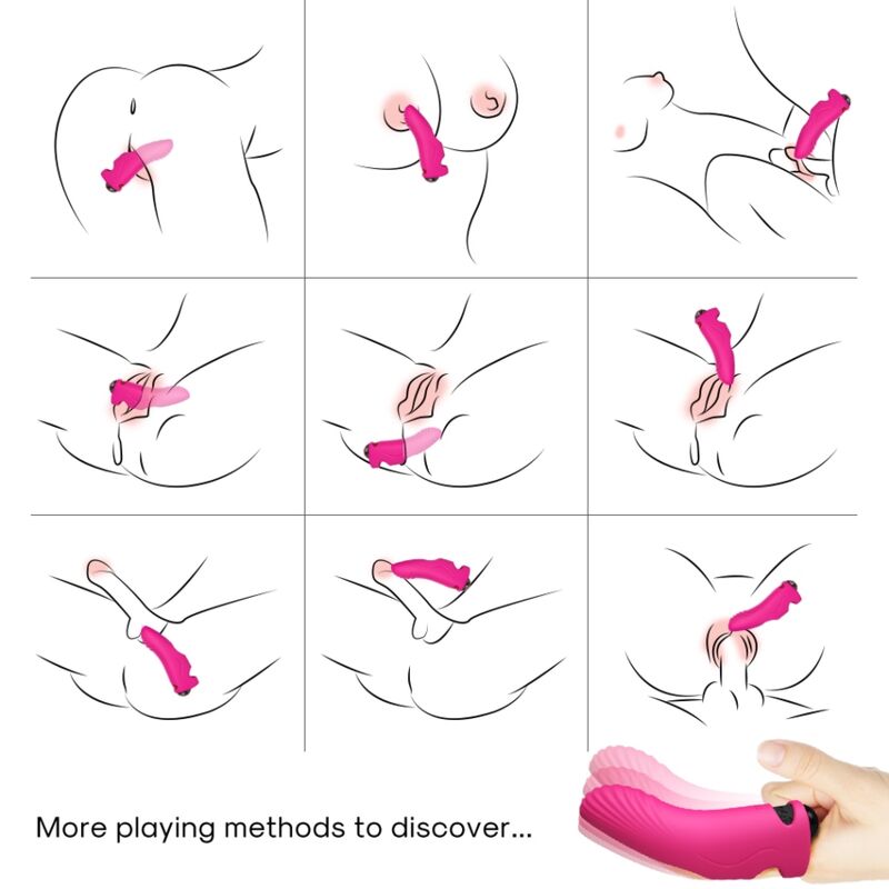 ARMONY – AURORA VIBRATOR FINGER FUCHSIA