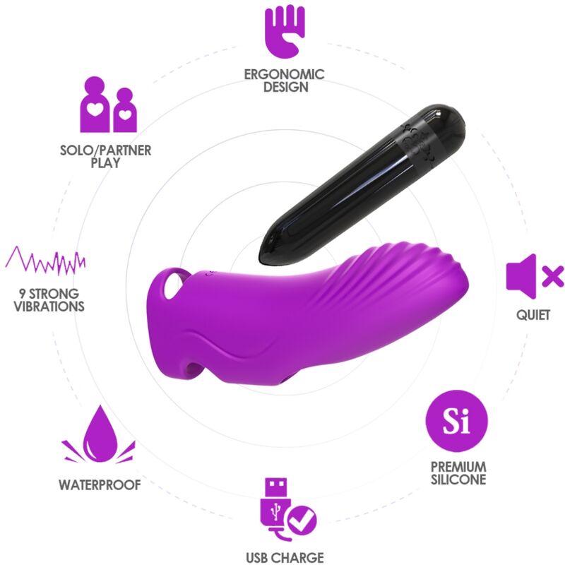 ARMONY - AURORA VIBRATOR FINGER FUCHSIA - Image 3