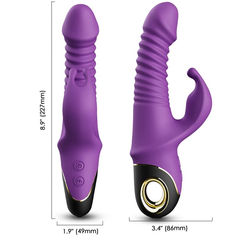 ARMONY - ZING DILDO VIBRATOR RABBIT PURPLE - Image 3
