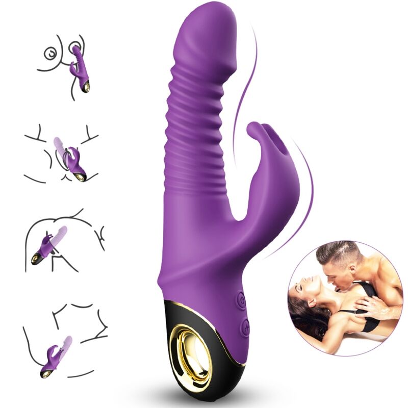 ARMONY – ZING DILDO VIBRATOR RABBIT PURPLE