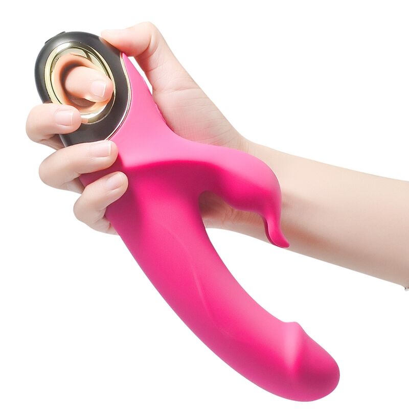 ARMONY - METEROR DILDO VIBRATOR RABBIT ROTATOR FUCHSIA - Image 4