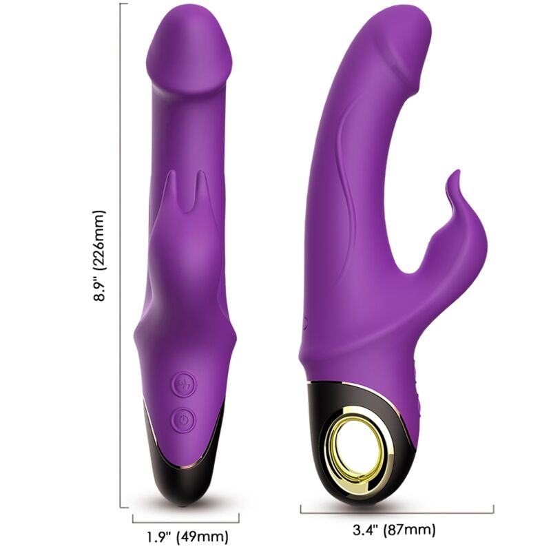 ARMONY – METEROR DILDO VIBRATOR RABBIT PURPLE