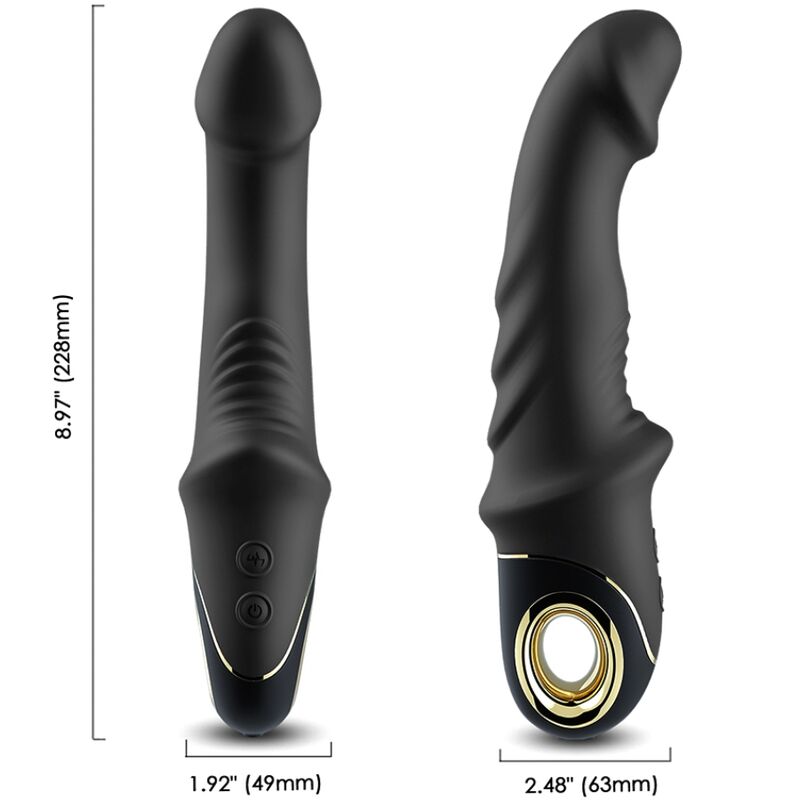 ARMONY – JOYBLADE DILDO VIBRATOR ROTATOR BLACK