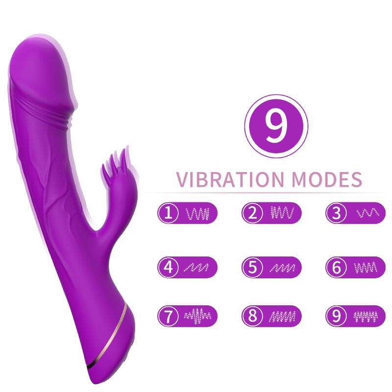 ARMONY – DILDO VIBRATOR RABBIT SILICONE PURPLE