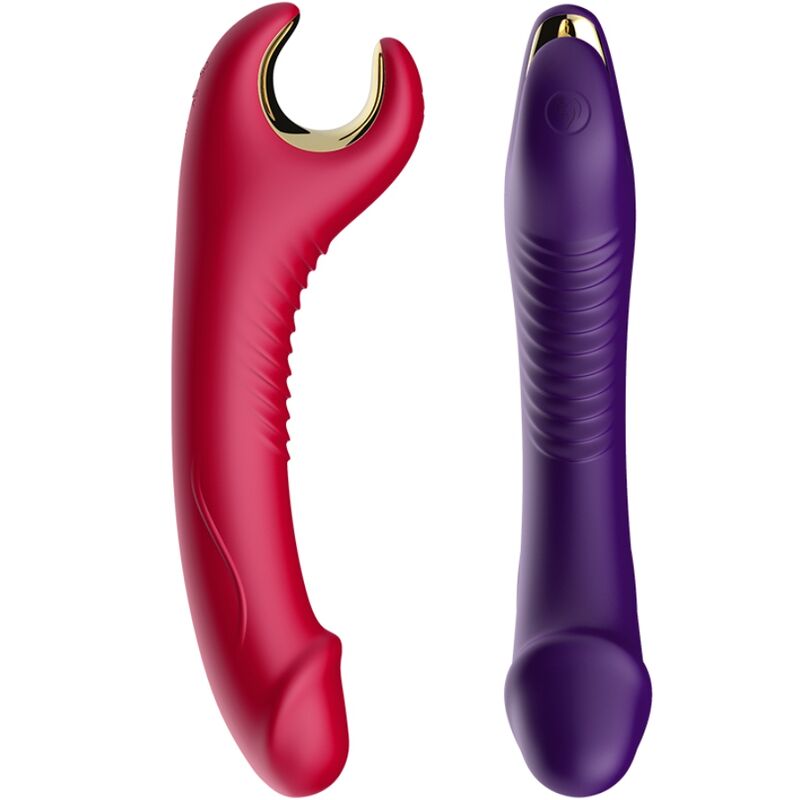 ARMONY - PRINCE DILDO VIBRATOR  ROTATOR RED - Image 4