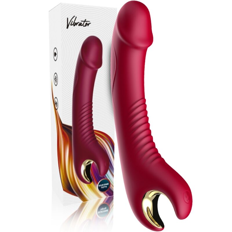 ARMONY - PRINCE DILDO VIBRATOR  ROTATOR RED - Image 5