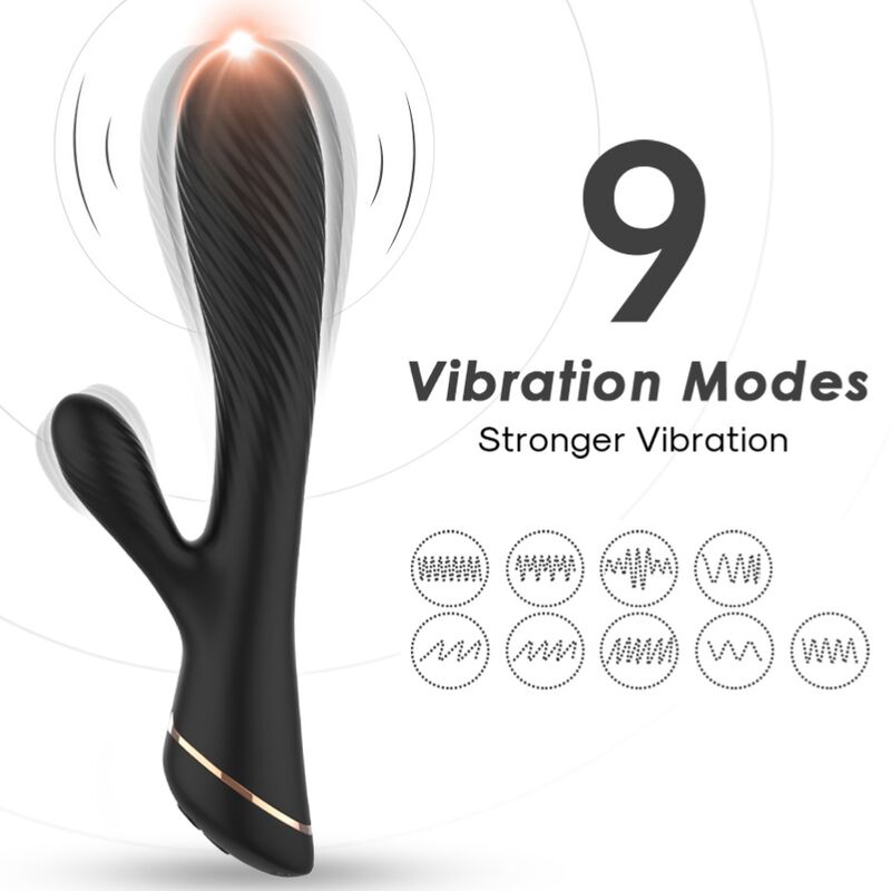 ARMONY – VIBRATOR RABBIT SILICONE BLACK