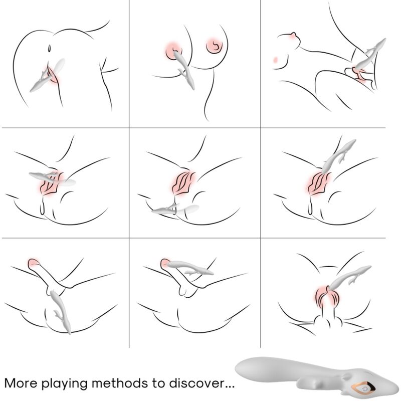 ARMONY - ELK VIBRATOR RABBIT CURVED RED - Image 3