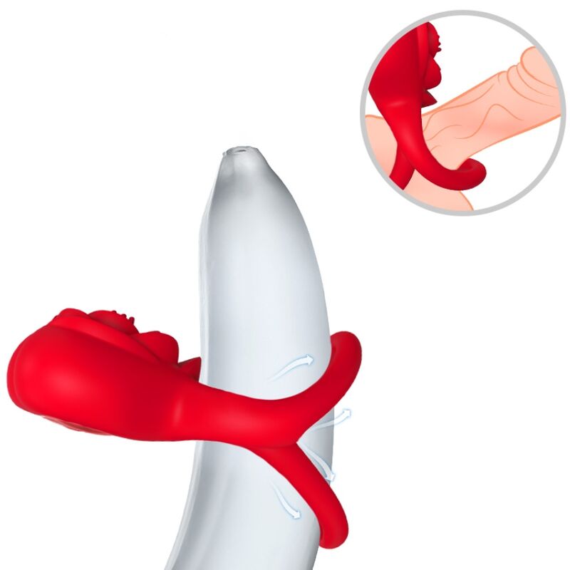 ARMONY – RING VIBRATOR HEART RED