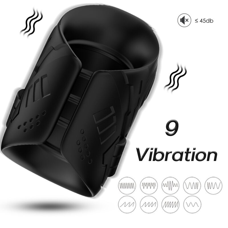 ARMONY – MASTURBATOR  VIBRATOR BLACK