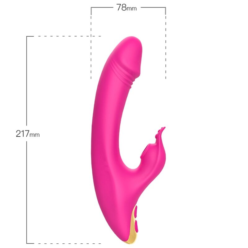 ARMONY – LOVE CLITORIS  G-SPOT SUCTION CUP FUCHSIA