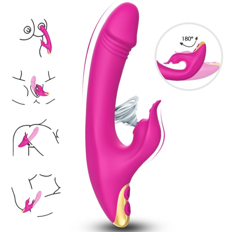 ARMONY – LOVE CLITORIS  G-SPOT SUCTION CUP FUCHSIA
