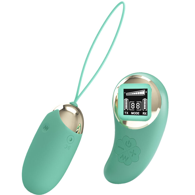 PRETTY LOVE – GREEN REMOTE CONTROL VIBRATING EGG MINE