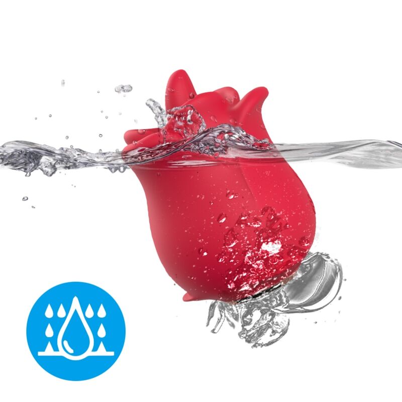 ARMONY – ROSE 10 MODES LICKING CLIT VIBRATOR RED