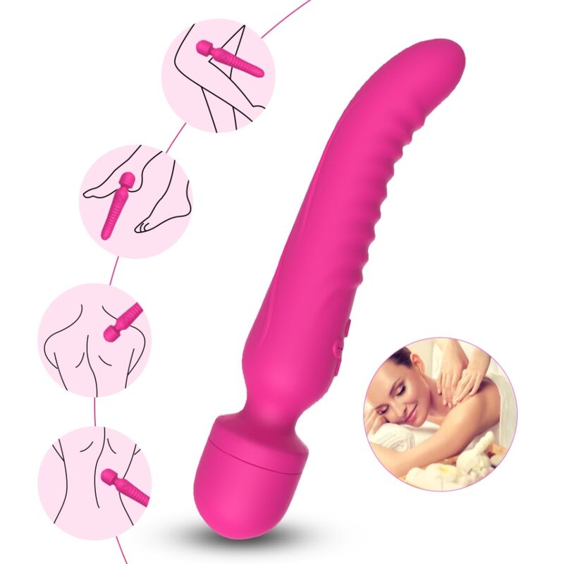ARMONY – MISSION MASSAGER  VIBRATOR HEAT EFFECT FUCHSIA