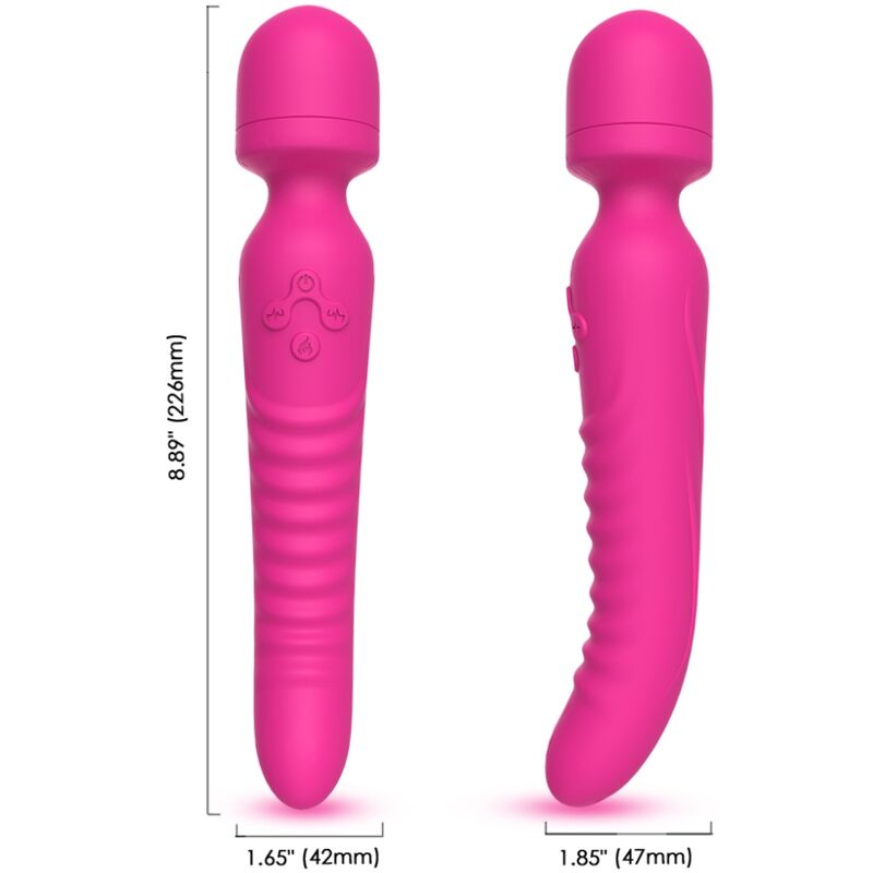ARMONY – MISSION MASSAGER  VIBRATOR HEAT EFFECT FUCHSIA