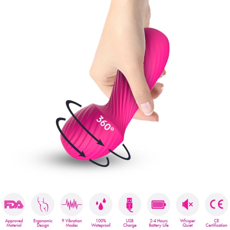 ARMONY – DAZZLE MASSAGER  VIBRATOR SMALL FUCHSIA