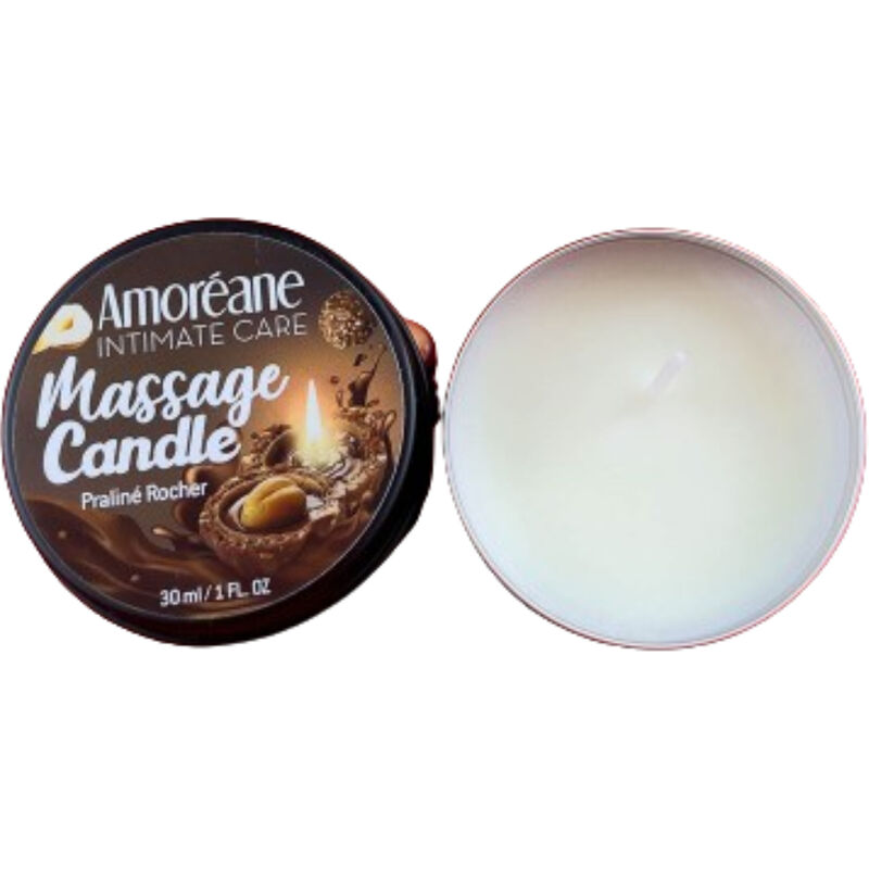 AMOREANE – MASSAGE CANDLE ROCHER PRALINE 30 ML