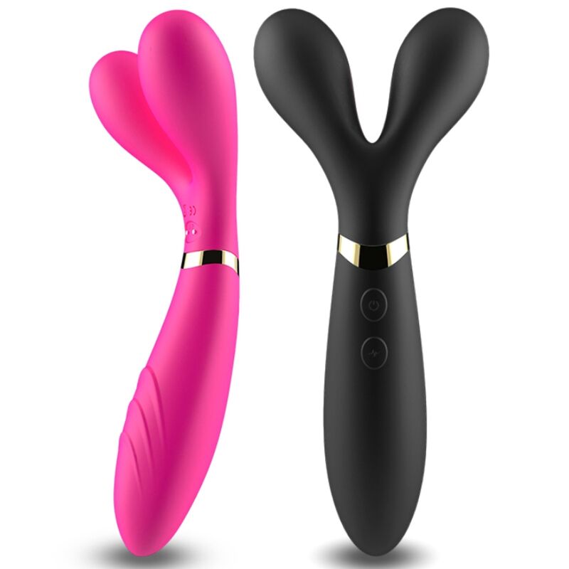 ARMONY - Y-WAND MASSAGER VIBRATOR DOUBLE HEAD BLACK - Image 4
