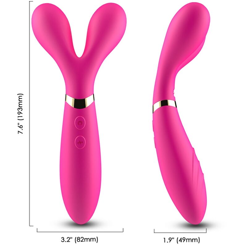 ARMONY – Y-WAND MASSAGER  VIBRATOR DOUBLE HEAD FUCHSIA