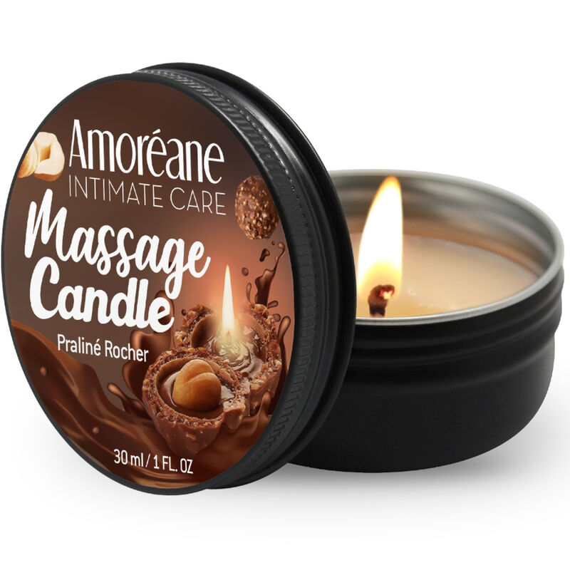 AMOREANE – MASSAGE CANDLE ROCHER PRALINE 30 ML