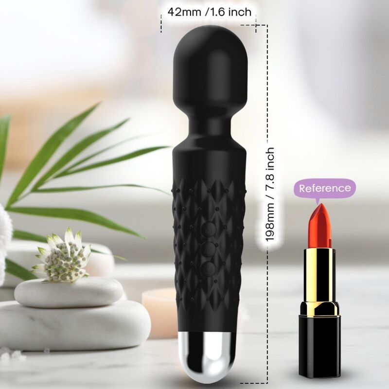 ARMONY – POSTMAN MASSAGER  VIBRATOR SUPER FLEXIBLE HEAD BLACK