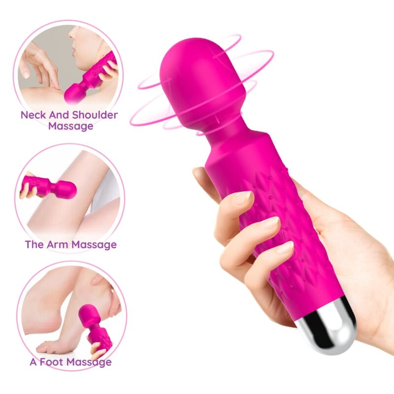 ARMONY – POSTMAN MASSAGER  VIBRATOR SUPER FLEXIBLE HEAD FUCHSIA