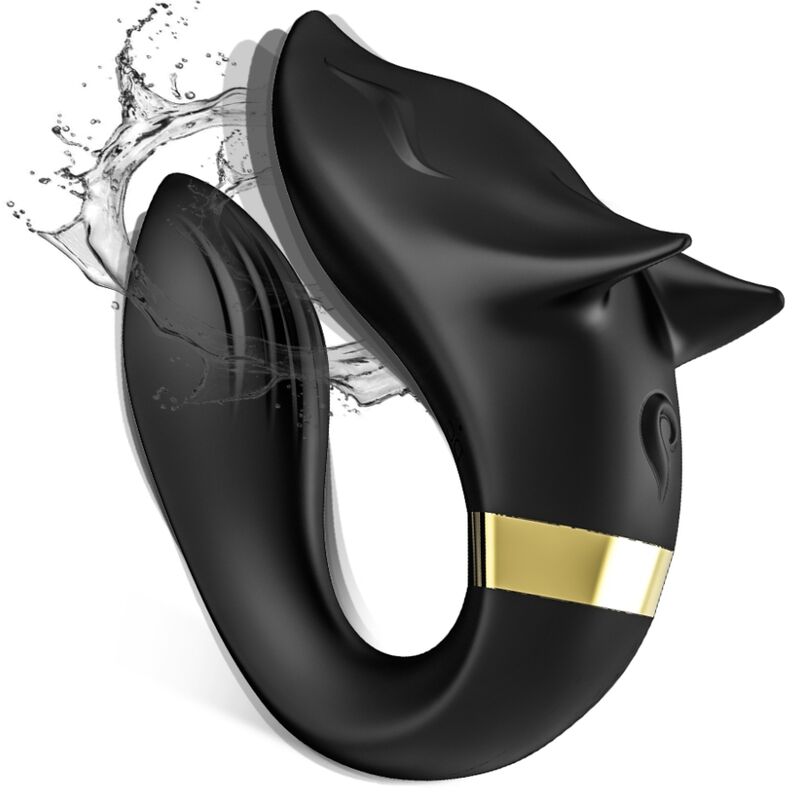 ARMONY – FOX VIBRATOR FOR COUPLES REMOTE CONTROL BLACK