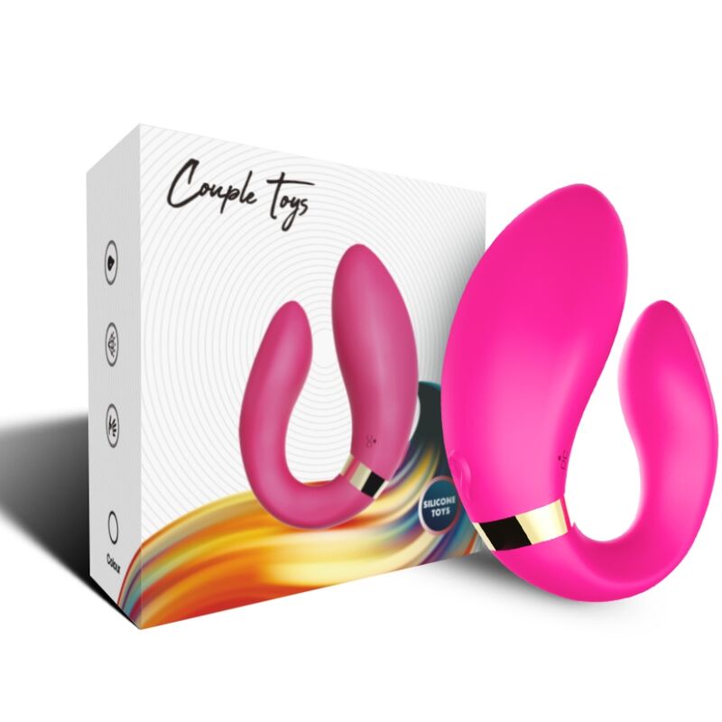 ARMONY - CRESCENT VIBRATOR FOR COUPLES REMOTE CONTROL FUCHSIA - Image 4