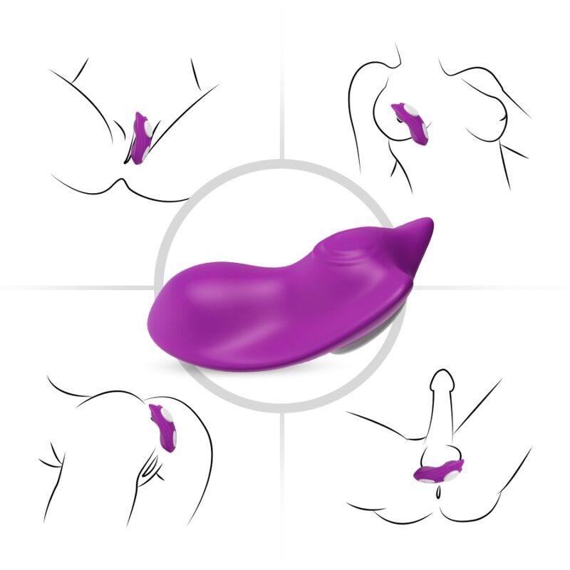 ARMONY – BUTTERFLY WEARABLE PANTIES VIBRATOR REMOTE CONTROL PURPLE