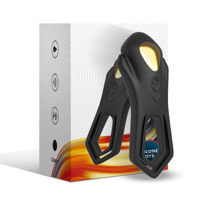 ARMONY - ROADSTER VIBRATOR DOUBLE RING REMOTE CONTROL BLACK - Image 4